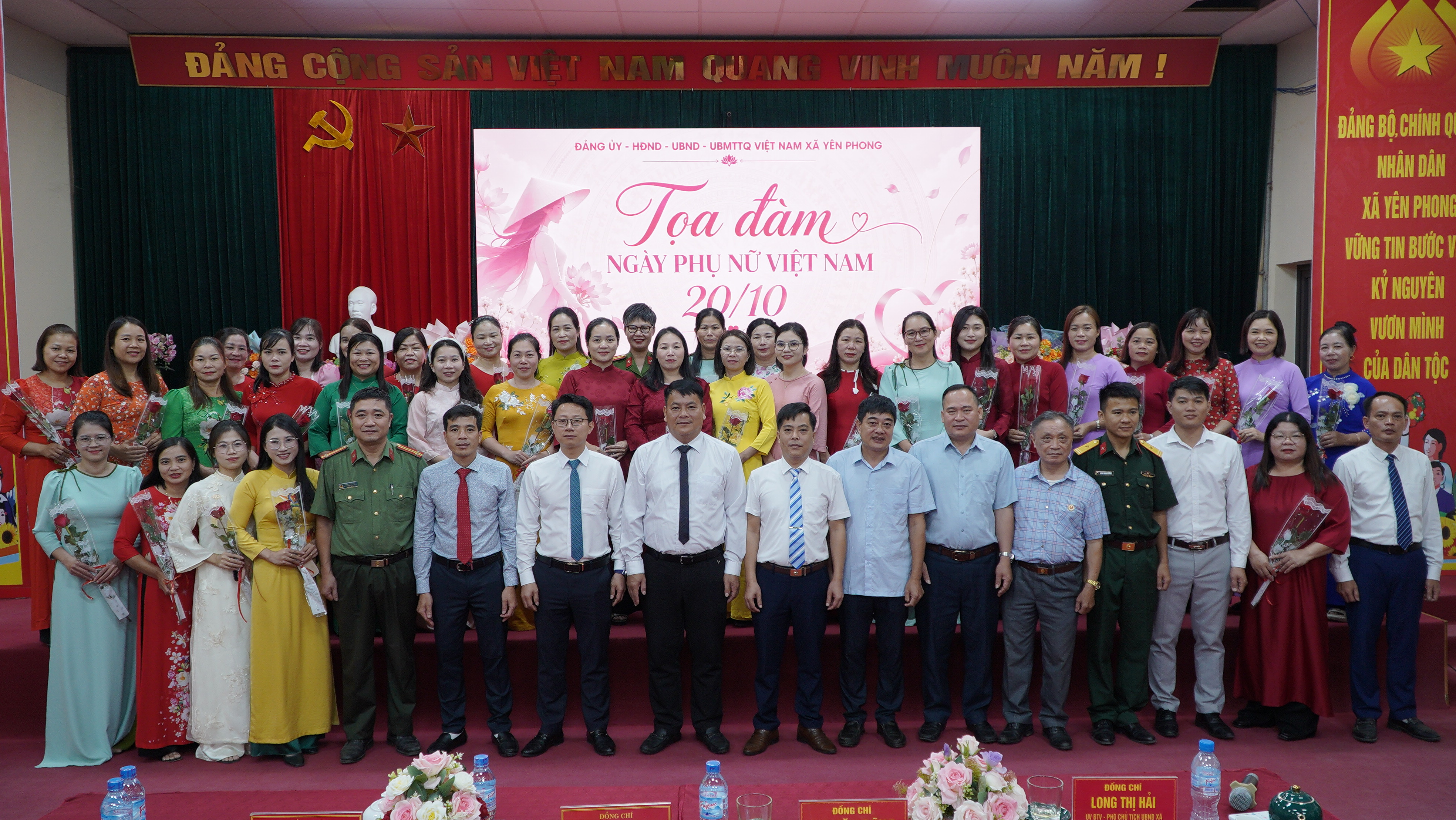 Xã Yên Phong tọa đàm kỷ niệm 96 năm Ngày thành lập Hội Liên hiệp Phụ nữ Việt Nam và 16 năm Ngày Phụ nữ Việt Nam