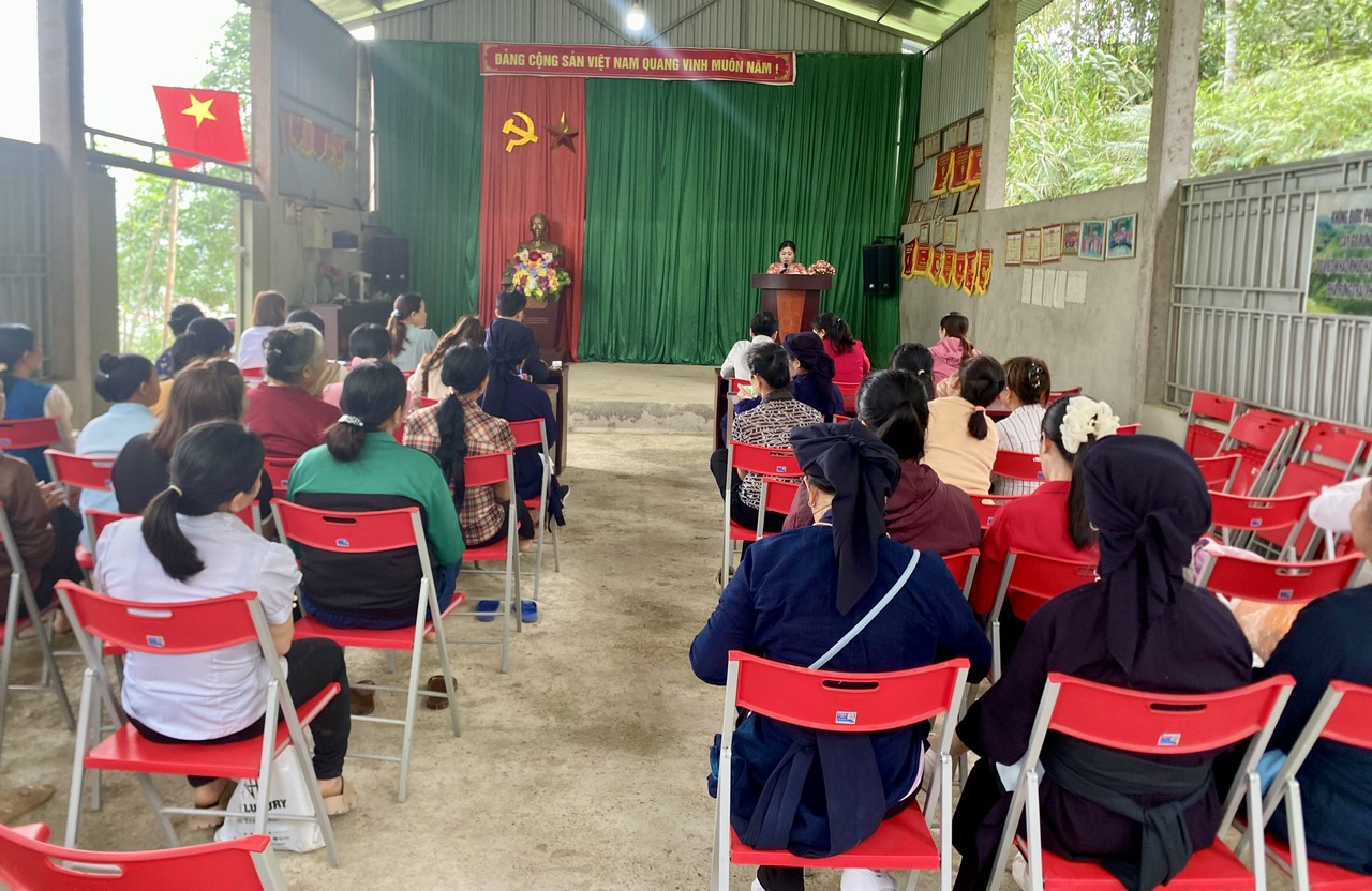 Chi hội Phụ nữ thôn Bình Thành tổ chức sinh hoạt quý I năm 2026