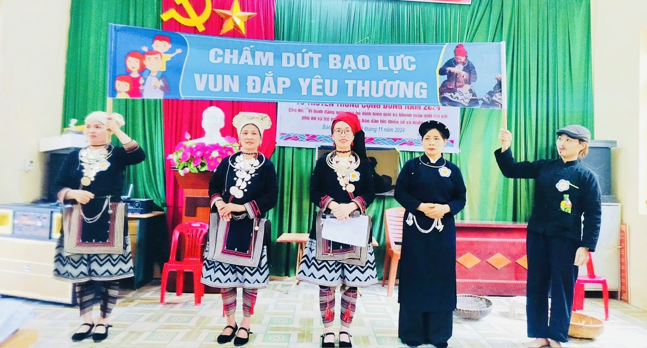 Xã Nghĩa Tá hưởng ứng Tháng hành động quốc gia về phòng, chống bạo lực gia đình năm 2026