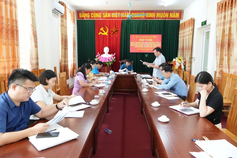 ĐẢNG ỦY PHƯỜNG QUAN TRIỀU THÀNH LẬP TỔ GIÁM SÁT QUẢN LÝ, SỬ DỤNG TÀI SẢN CÔNG SAU SẮP XẾP ĐƠN VỊ HÀNH CHÍNH