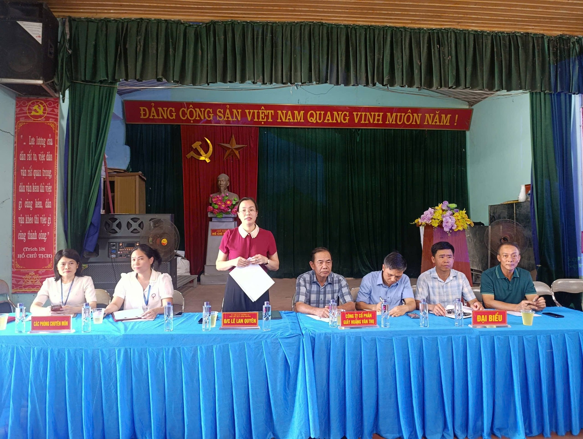 PHƯỜNG QUAN TRIỀU ĐỐI THOẠI VỚI NHÂN DÂN VỀ TÌNH TRẠNG Ô NHIỄM TỪ CÔNG TY CỔ PHẦN GIẤY HOÀNG VĂN THỤ