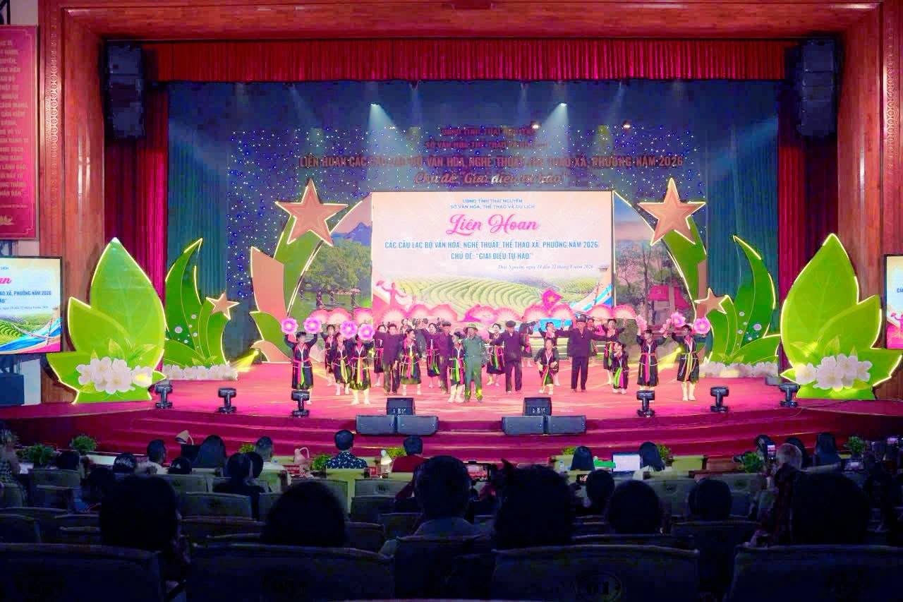 PHƯỜNG QUAN TRIỀU THAM GIA LIÊN HOAN CÁC CÂU LẠC BỘ VĂN HÓA, NGHỆ THUẬT, THỂ THAO TỈNH THÁI NGUYÊN NĂM 2026