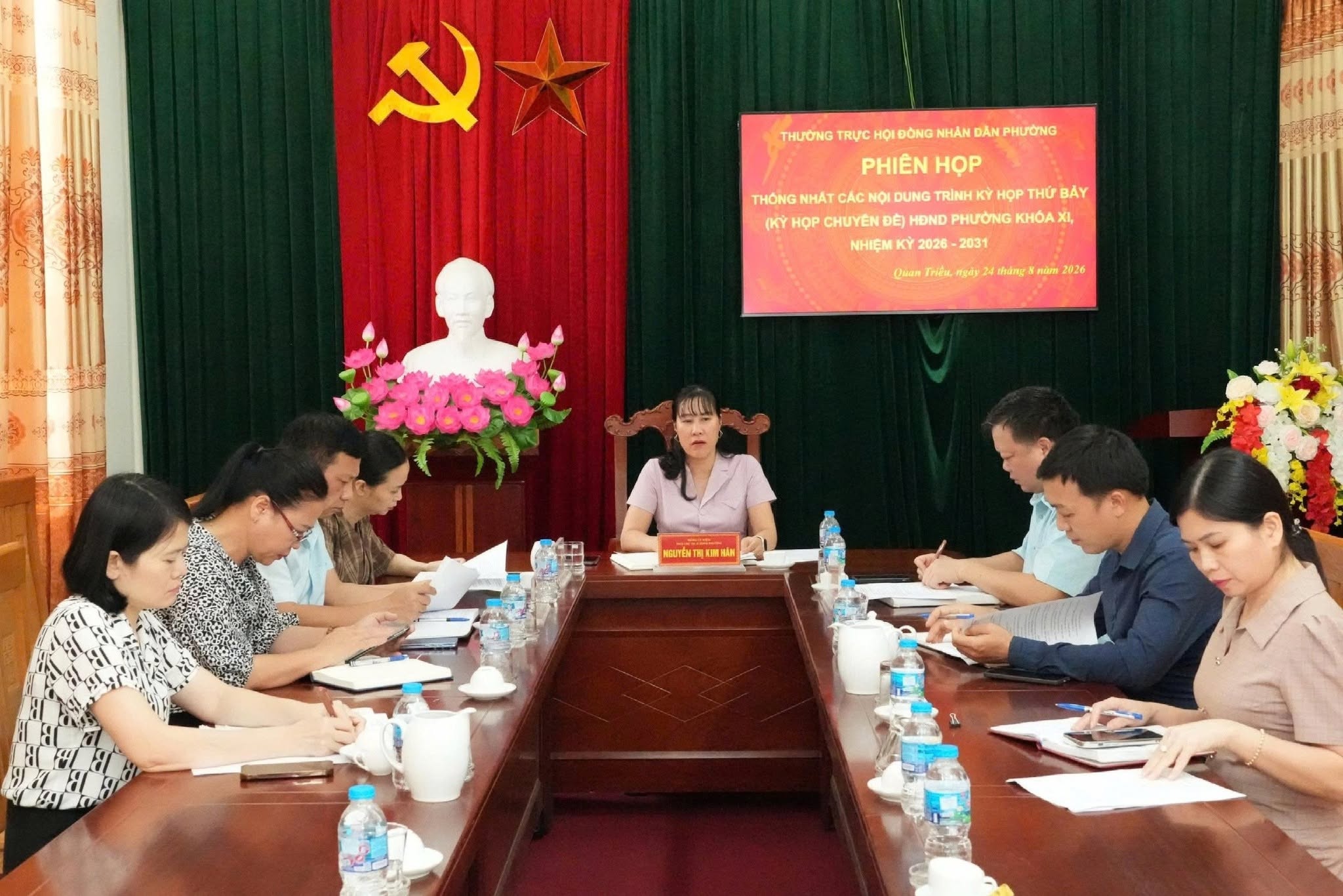 THƯỜNG TRỰC HĐND PHƯỜNG QUAN TRIỀU THỐNG NHẤT NỘI DUNG, CHƯƠNG TRÌNH KỲ HỌP THỨ BẢY (KỲ HỌP CHUYÊN ĐỀ)