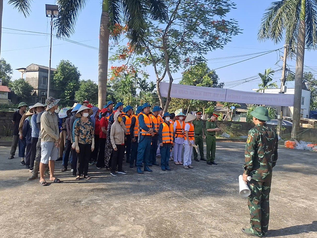 Phường Linh Sơn tổ chức diễn tập phòng, chống thiên tai và tìm kiếm cứu nạn năm 2026.