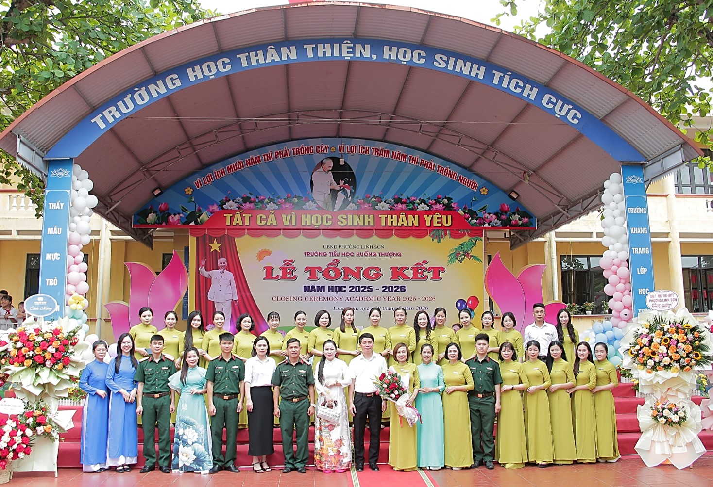 Trường Tiểu học Huống Thượng tổ chức Bế giảng năm học 2025 – 2026.