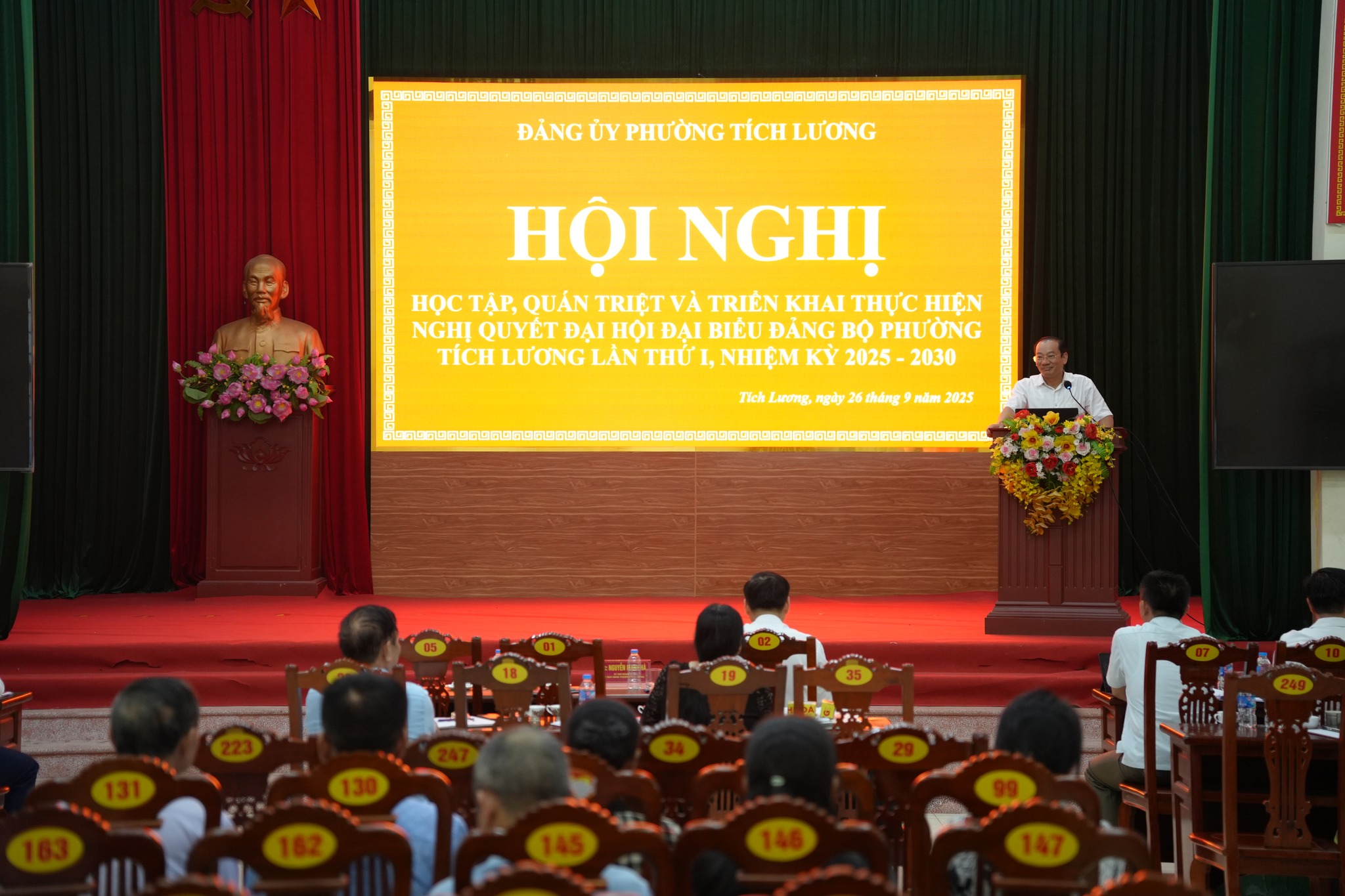 Đảng bộ phường Tích Lương tổ chức học tập, quán triệt Nghị quyết Đại hội Đảng bộ phường lần thứ I, nhiệm kỳ 2025 - 2030