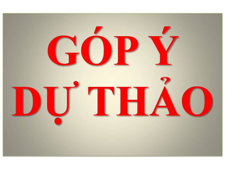 Tham gia ý kiến và đăng tin lấy ý kiến Dự thảo Nghị quyết quy định mức thu, tỷ lệ để lại phí bảo vệ môi trường đối với nước thải sinh hoạt trên địa bàn tỉnh Thái Nguyên