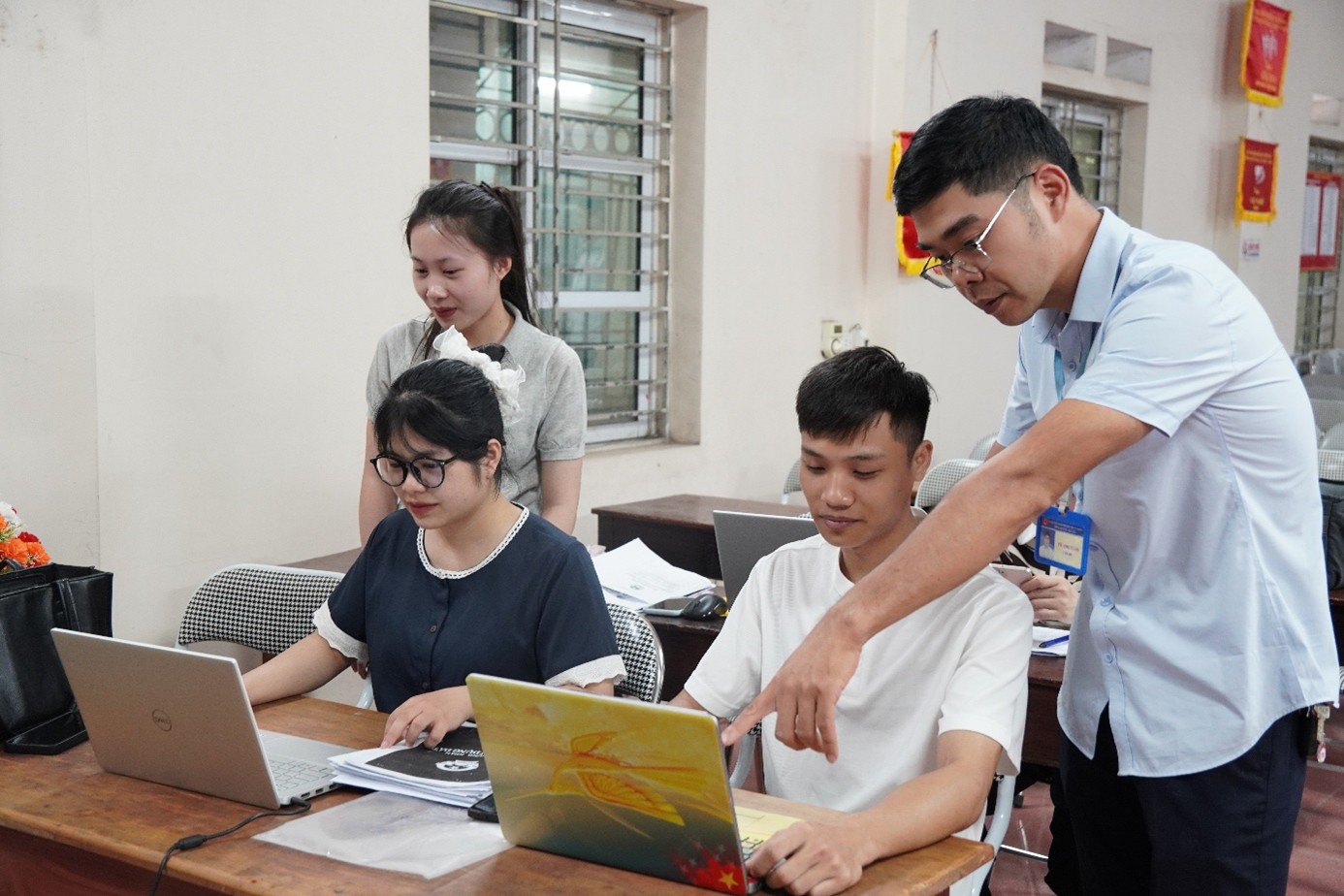 UBND phường Quyết Thắng thành lập tổ công tác thực hiện công tác đăng ký đất đai, lập hồ sơ địa chính và hoàn thành cơ sở dữ liệu đất đai phường Quyết Thắng