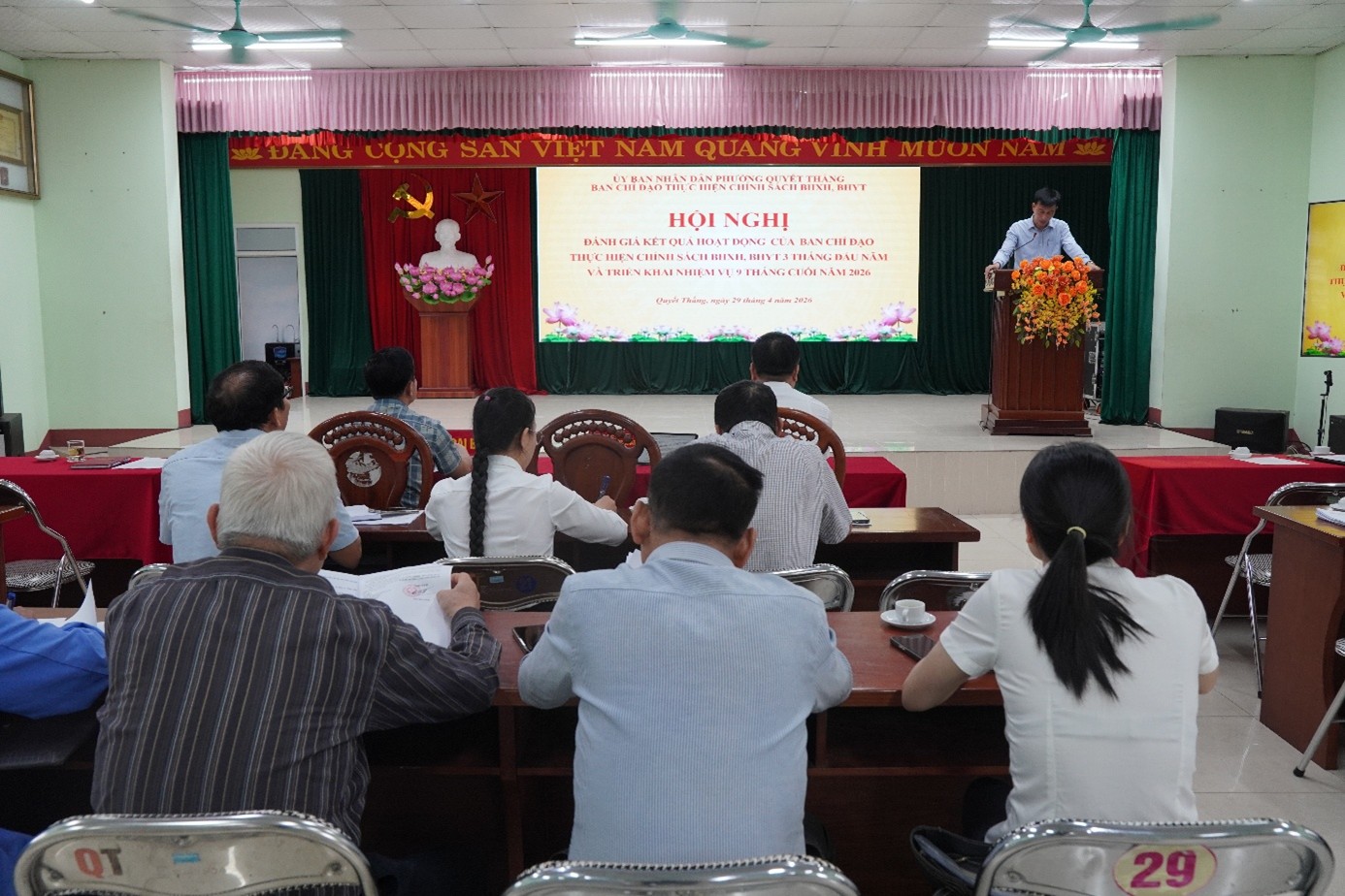 Ban Chỉ đạo thực hiện chính sách BHXH, BHYT tổ chức hội nghị đánh giá kết quả hoạt động 3 tháng đầu năm, triển khai nhiệm vụ 9 tháng cuối năm 2026