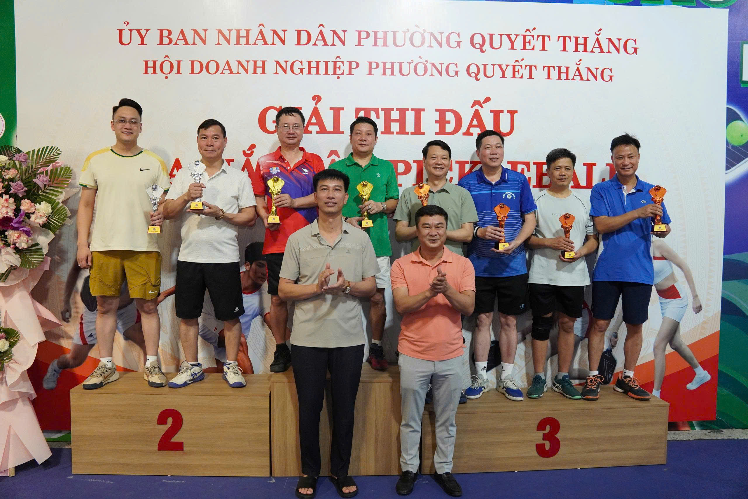 Sôi nổi giải thi đấu ra mắt sân Pickleball phường Quyết Thắng năm 2026