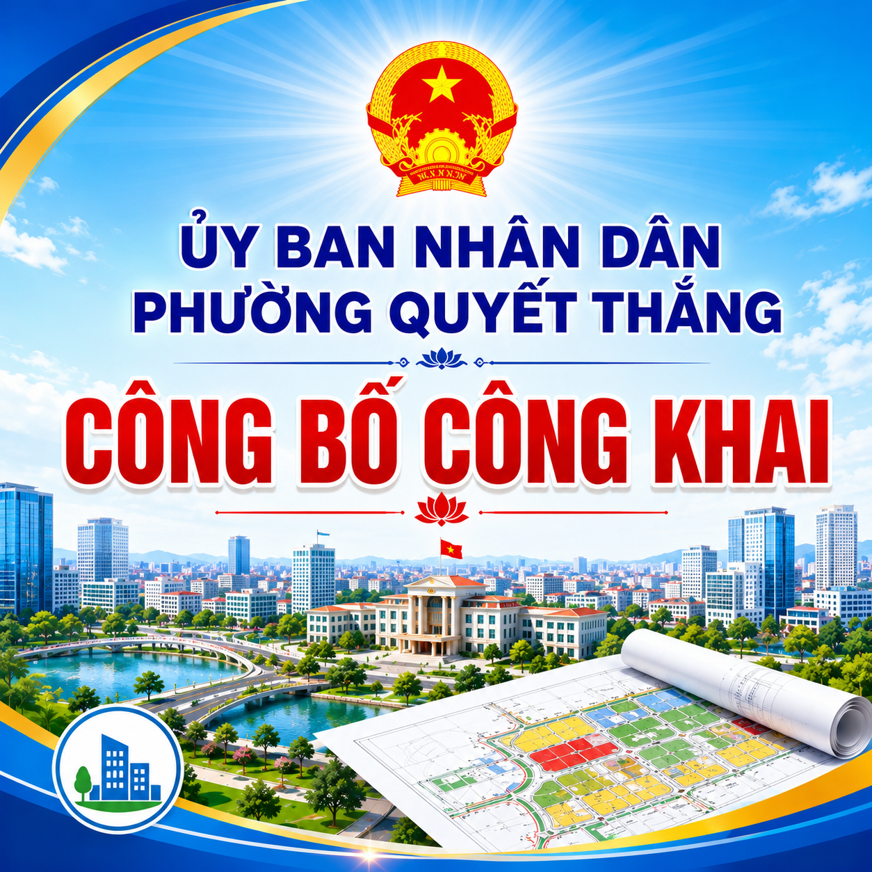 Công khai Quyết định phê duyệt dự án: Cải tạo, nâng cấp một số tuyến đường giao thông trên địa bàn phường Quyết Thắng