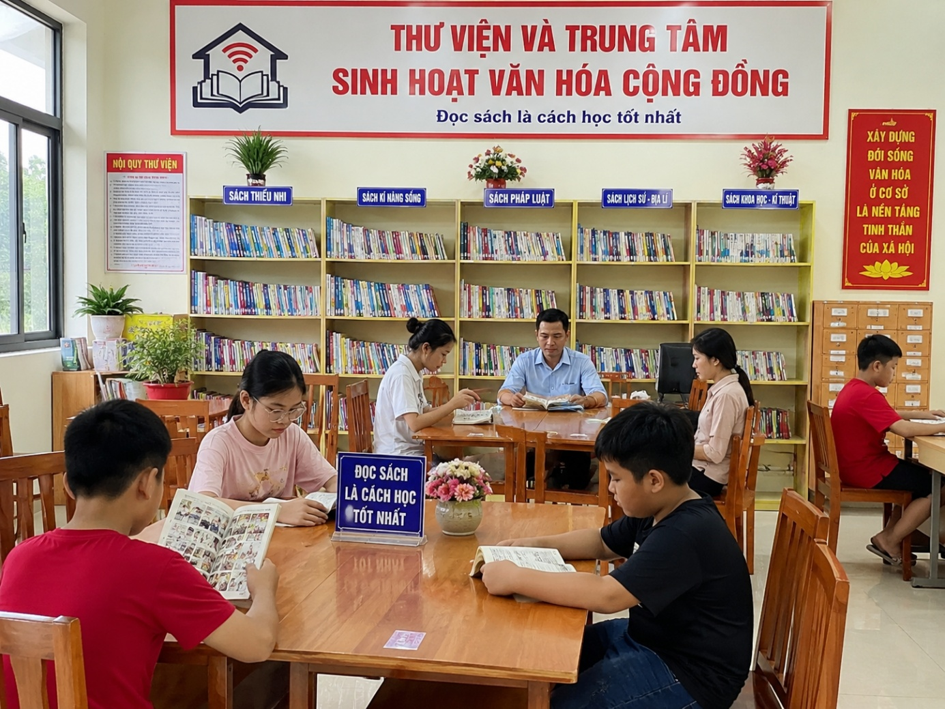 Phường Quyết Thắng thông báo mở cửa phục vụ thư viện và trung tâm sinh hoạt văn hóa cộng đồng