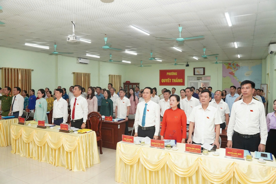 HĐND phường Quyết Thắng khóa II, nhiệm kỳ 2026-2031 tổ chức Kỳ họp thứ tư (kỳ họp thường lệ giữa năm 2026) 