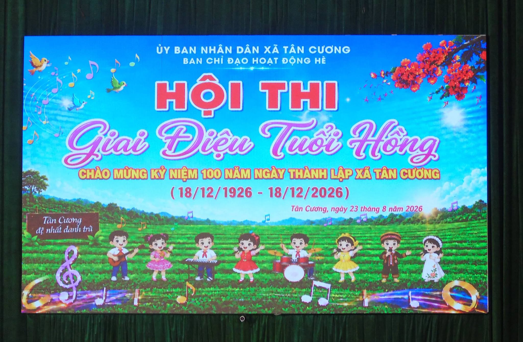 Xã Tân Cương tổ chức Hội thi “Giai điệu tuổi hồng” năm 2026