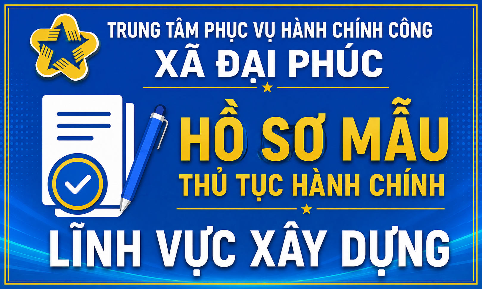 HỒ SƠ MẪU: XIN CẤP PHÉP XÂY DỰNG