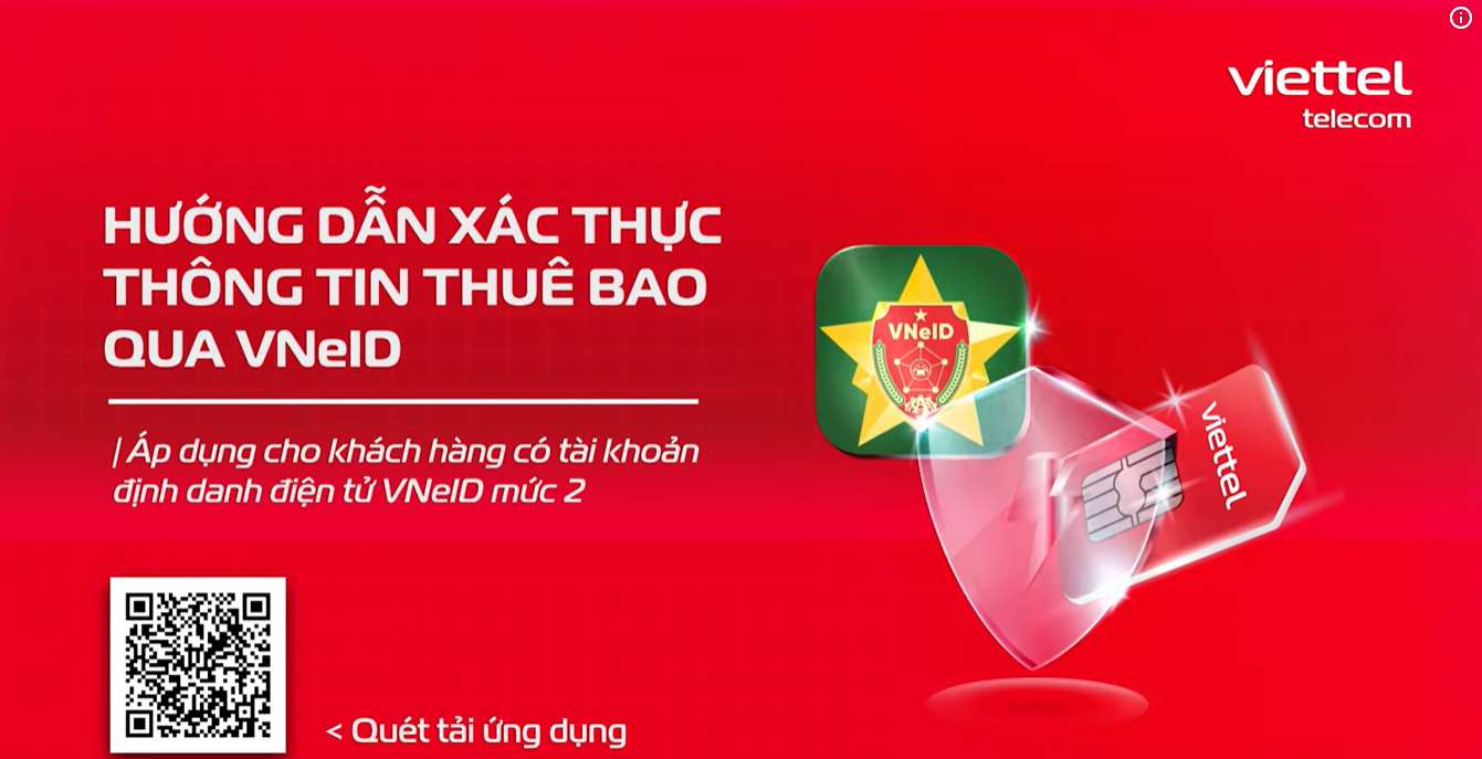 Video hướng dẫn xác thực thông tin thuê bao trên VNeID