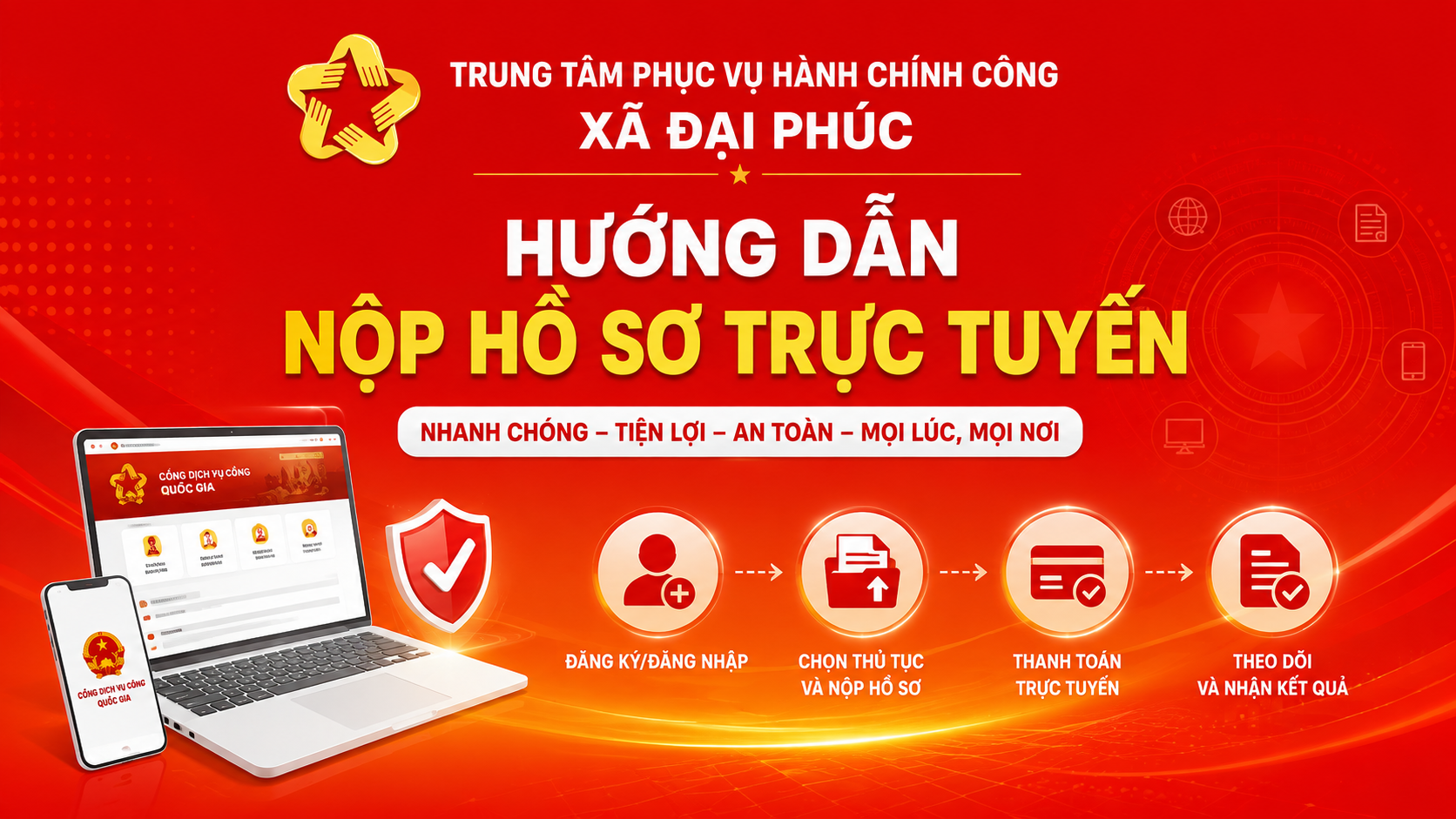VIDEO HƯỚNG DẪN NỘP HỒ SƠ THỦ TỤC LIÊN THÔNG KHAI SINH CHO TRẺ DƯỚI 6 TUỔI