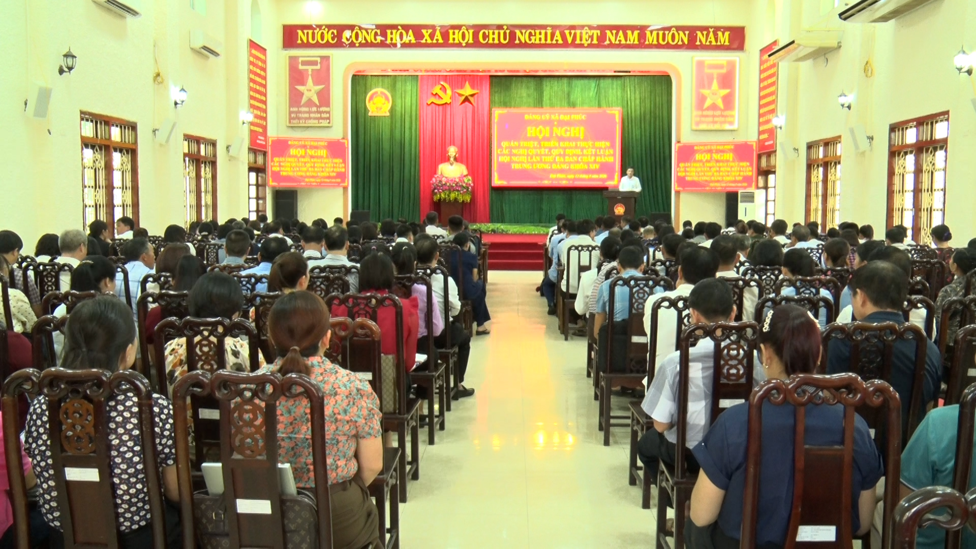 Đảng ủy xã Đại Phúc tổ chức nghiên cứu, học tập, quán triệt, tuyên truyền và triển khai thực hiện Nghị quyết Hội nghị lần thứ ba Ban Chấp hành Trung ương Đảng khóa XIV