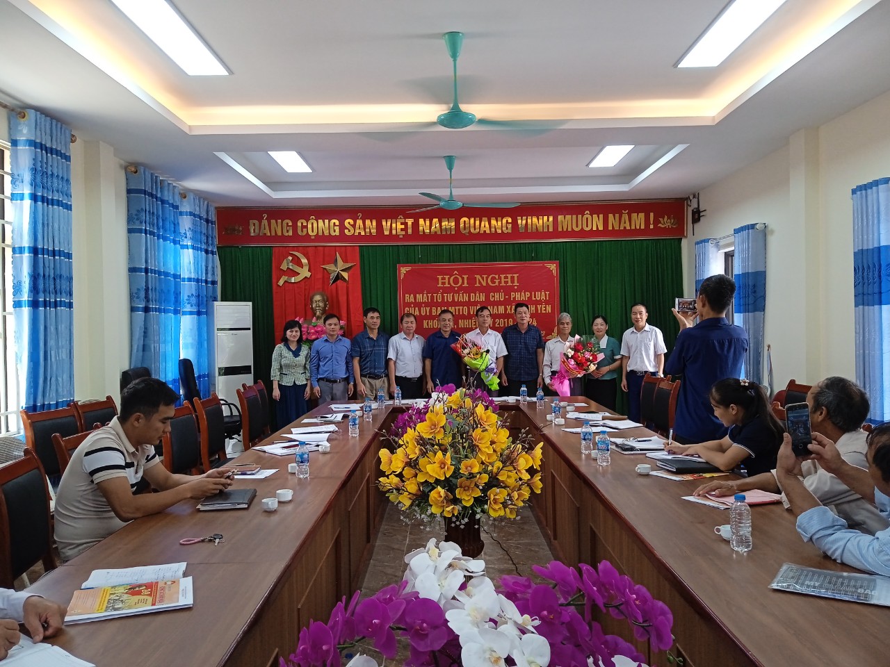 Hội nghị ra mắt tổ Tư vấn Dân chủ- Pháp luật thuộc Ủy ban Mặt trận Tổ  quốc Việt Nam xã Bình Yên Khóa XX, Nhiệm kỳ 20219- 2024