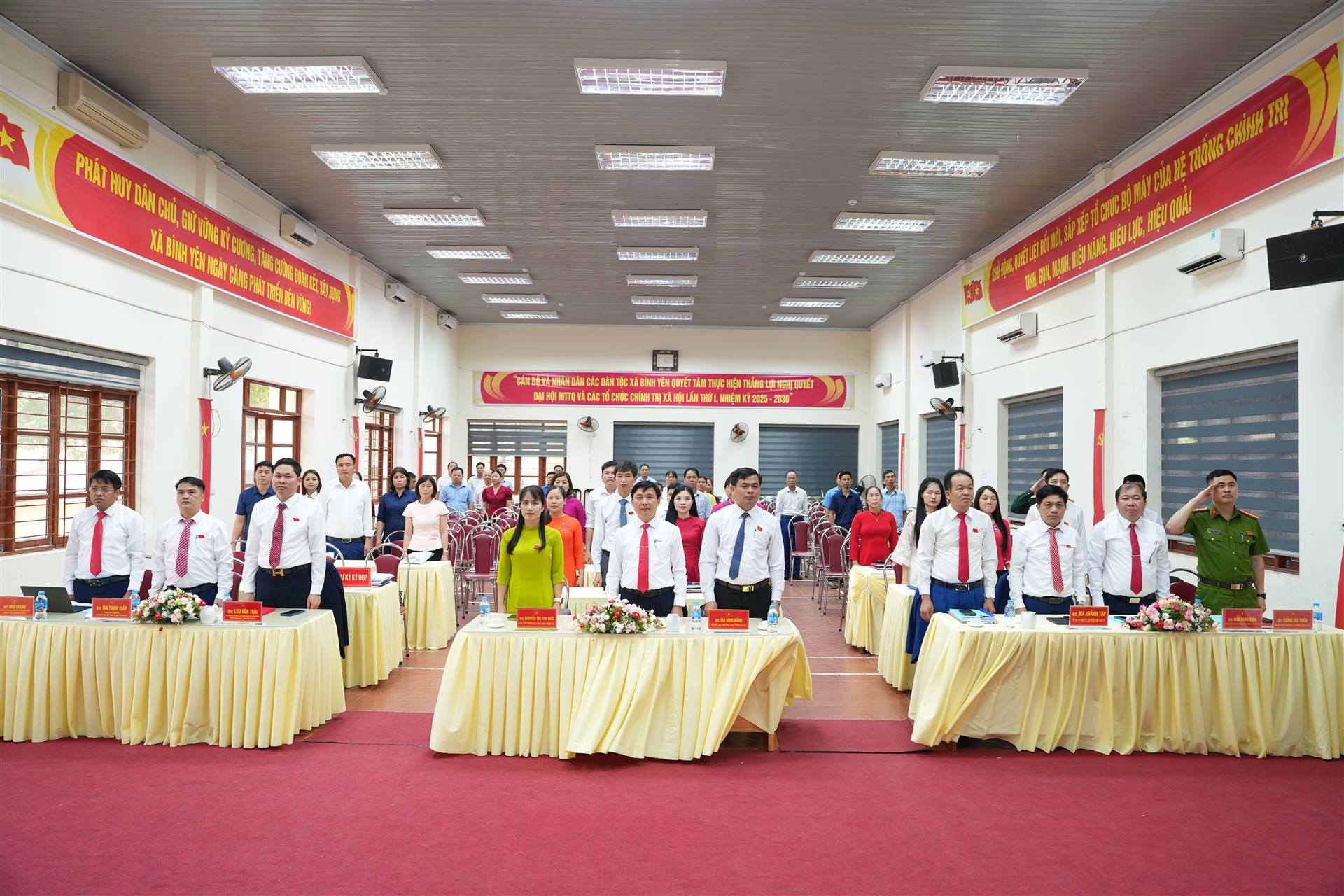 Kỳ họp thứ nhất - HĐND xã Bình Yên khoá XXI, nhiệm kỳ 2026 -2031