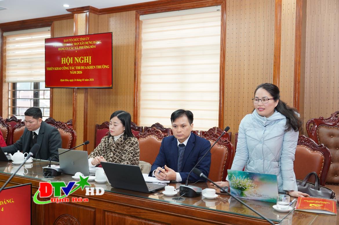 Cụm thi đua số 4 ngành xây dựng Đảng tổ chức triển khai kế hoạch năm 2026