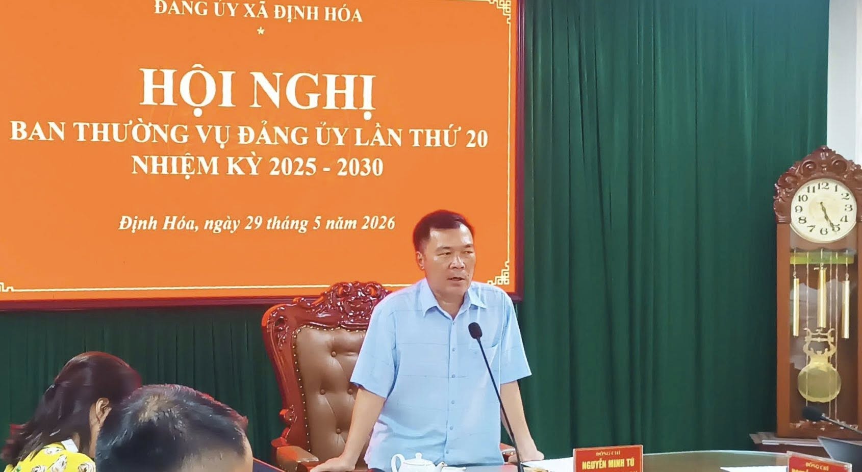 Hội nghị Ban thường vụ Đảng ủy lần thứ 20