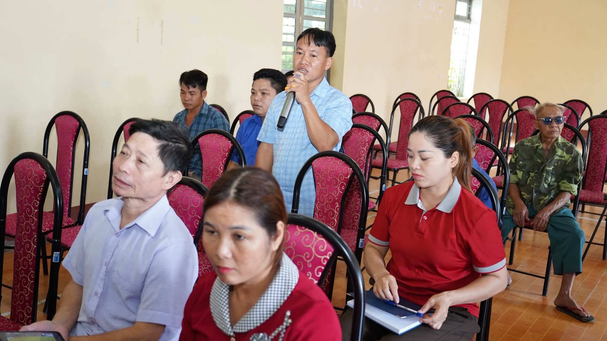 HĐND xã đã tiếp xúc với cử tri tại xóm Bảo Cường