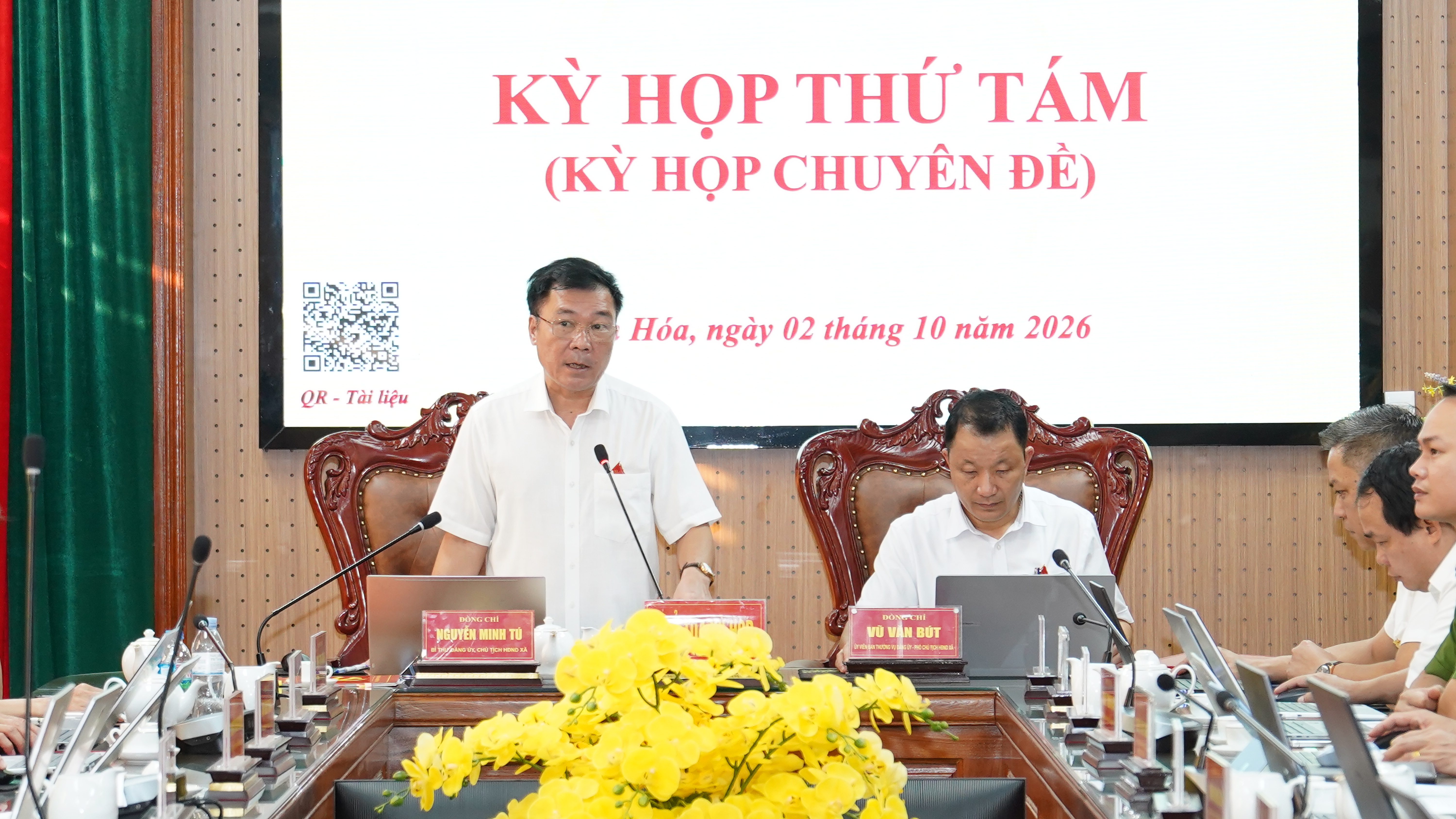 KỲ HỌP THỨ TÁM HĐND XÃ ĐỊNH HÓA KHÓA II, NHIỆM KỲ 2026–2031