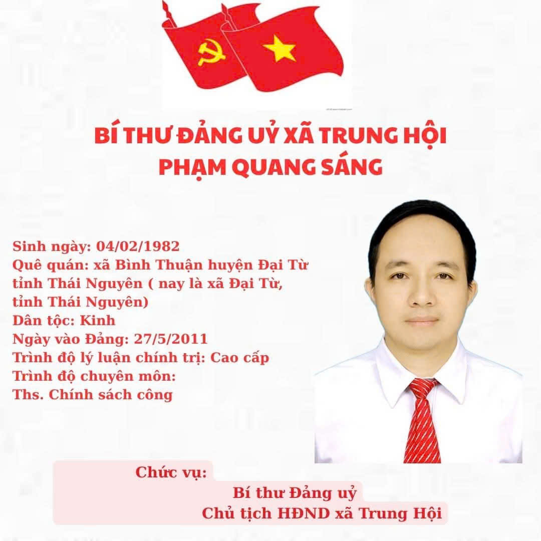 Thường trực HĐND xã, Lãnh đạo các Ban chuyên trách HĐND và Trung Hội, tỉnh Thái Nguyên