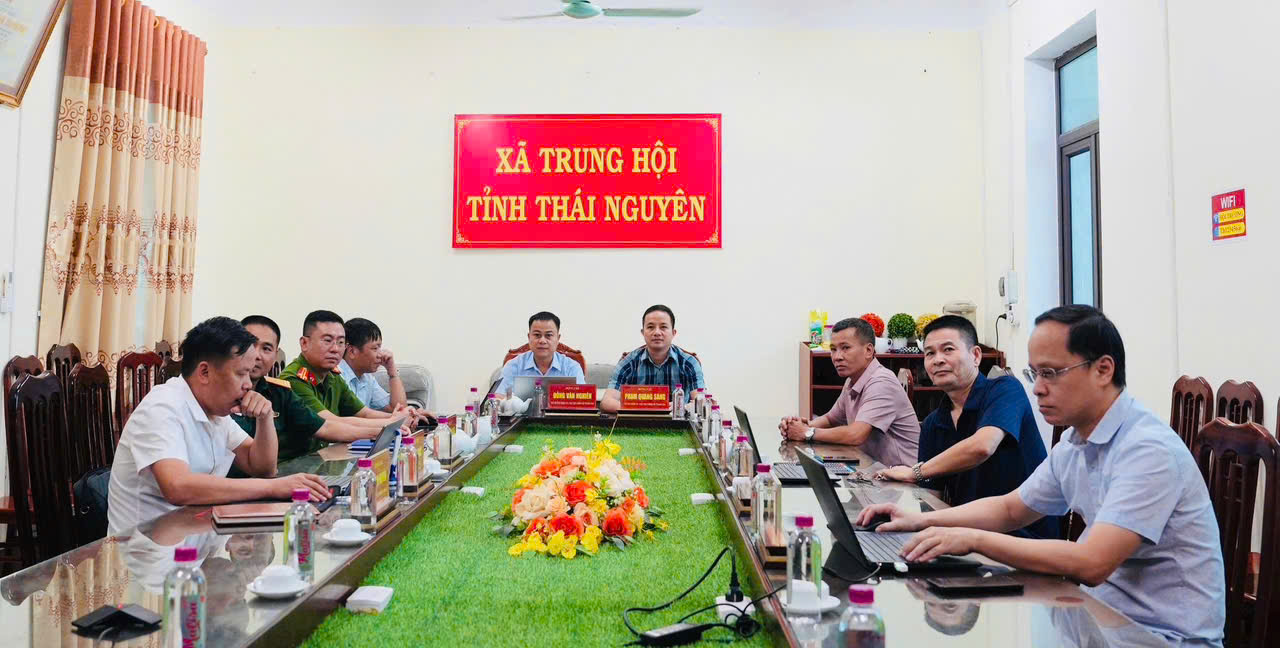Xã Trung Hội dự Phiên họp trực tuyến thường kỳ của UBND tỉnh đánh giá tình hình kinh tế - xã hội tháng 9 và 9 tháng năm 2026