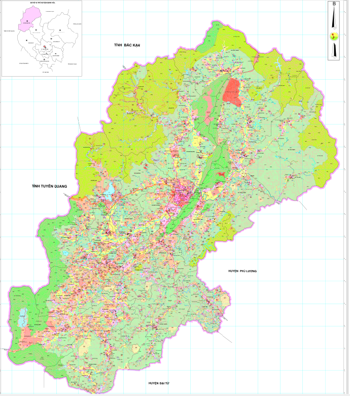 Bản đồ điều chỉnh quy hoạch sử dụng đất