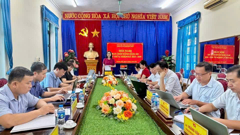 HỘI NGHỊ BAN CHẤP HÀNH ĐẢNG BỘ LẦN THỨ 6, NHIỆM KỲ 2025 -2030