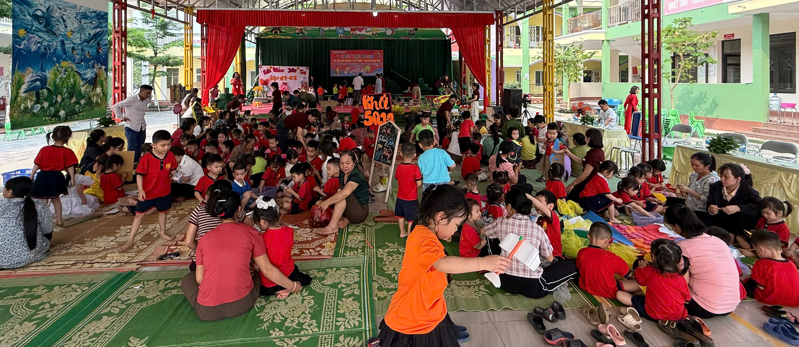 TRƯỜNG MẦM NON TÂN THỊNH TỔ CHỨC NGÀY HỘI STEAM “BÉ YÊU QUÊ HƯƠNG - ĐẤT NƯỚC - BÁC HỒ KÍNH YÊU” CHÀO MỪNG KỶ NIỆM 51 NĂM GIẢI PHÓNG MIỀN NAM THỐNG NHẤT ĐẤT NƯỚC (30/4/1975 - 30/4/2026)  ​