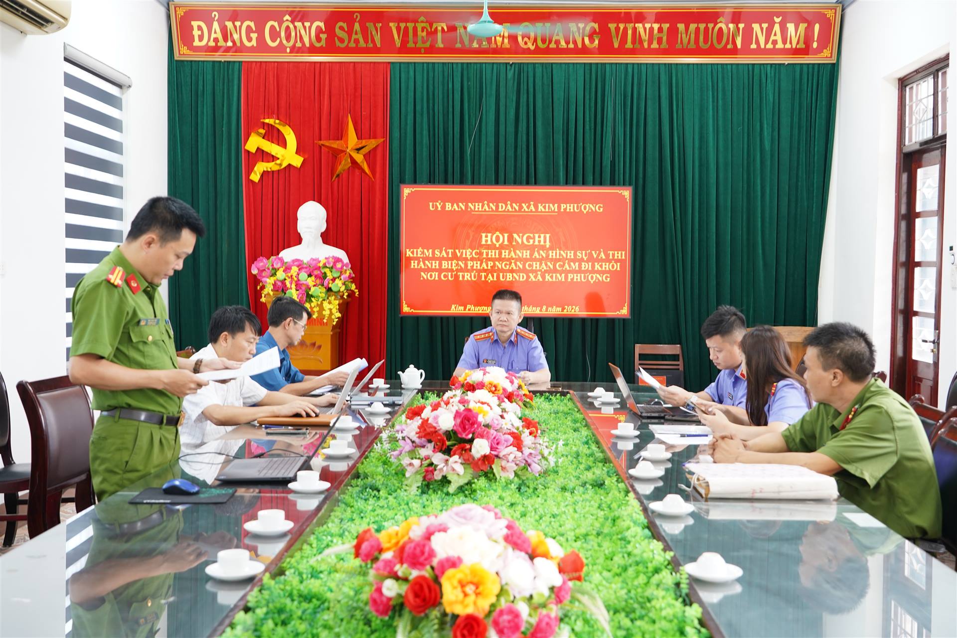 KIỂM SÁT TRỰC TIẾP THI HÀNH ÁN HÌNH SỰ TẠI XÃ KIM PHƯỢNG