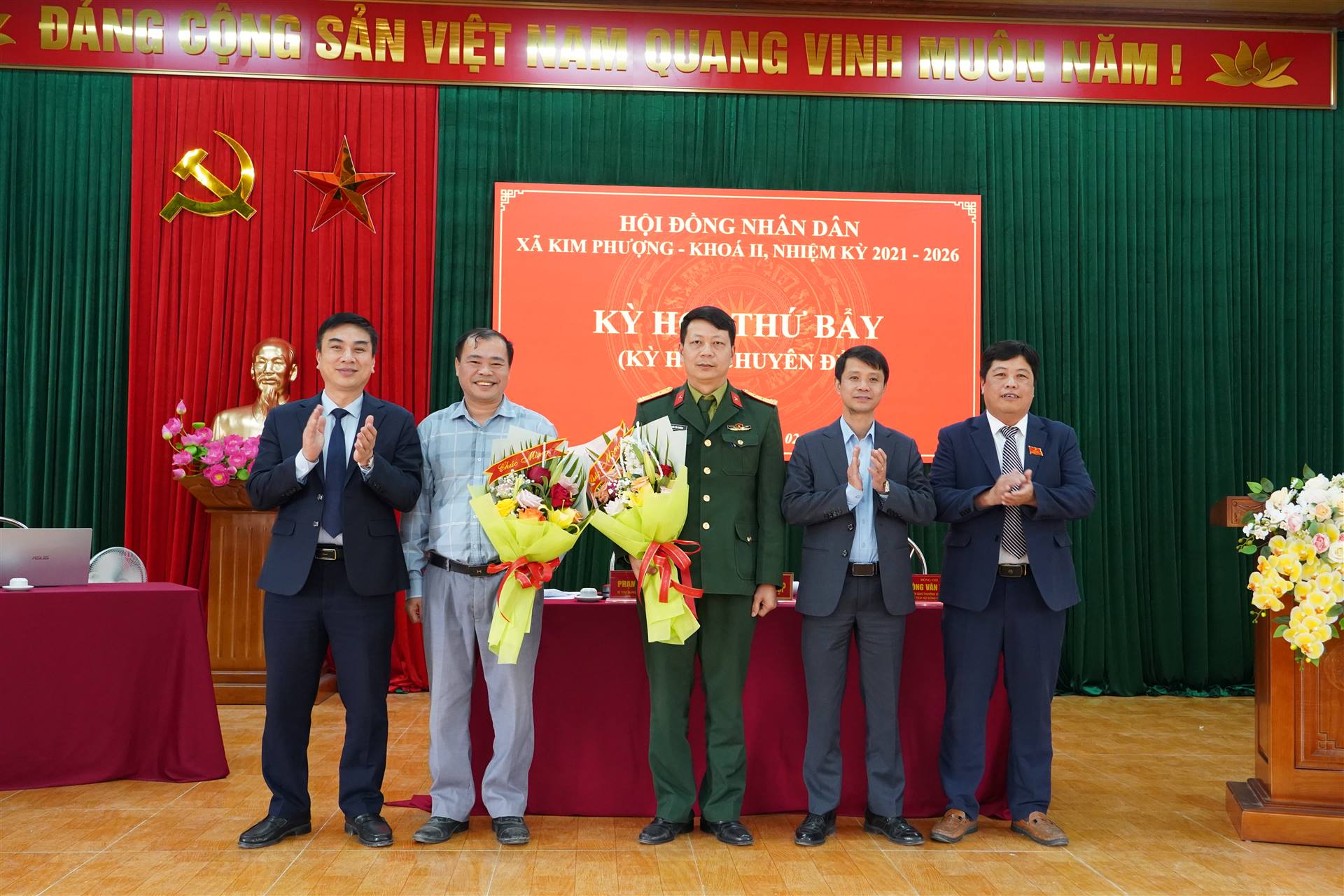 KỲ HỌP THỨ 7, KỲ HỌP CHUYÊN ĐỀ HĐND XÃ KIM PHƯỢNG KHÓA II, NHIỆM KỲ 2021 – 2026