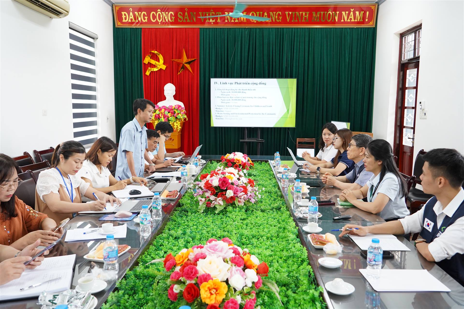 XÃ KIM PHƯỢNG ĐÁNH GIÁ KẾT QUẢ THỰC HIỆN DỰ ÁN CFCT QUÝ II, TRIỂN KHAI NHIỆM VỤ QUÝ III NĂM 2026