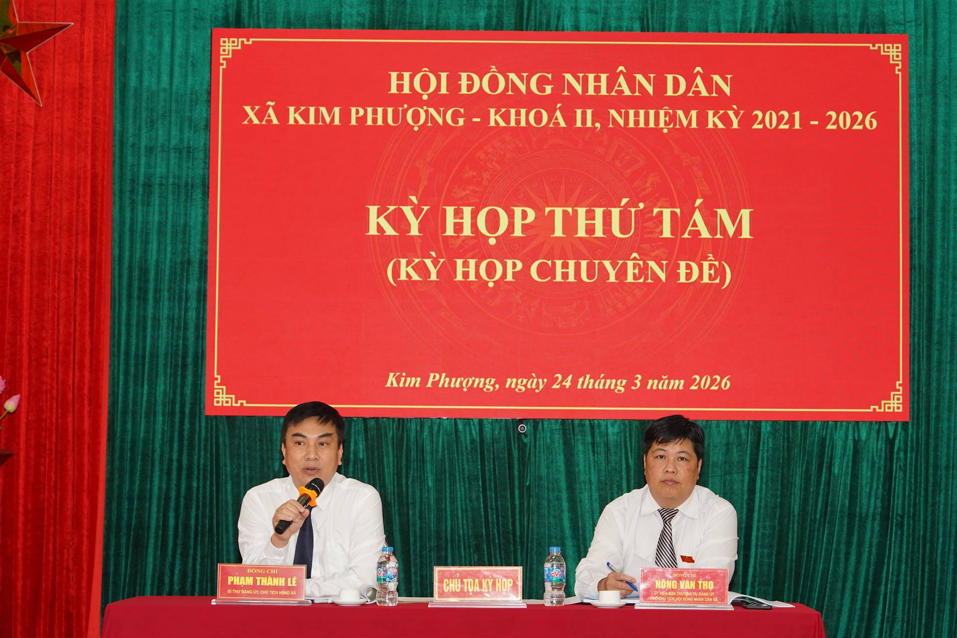 KỲ HỌP THỨ TÁM (KỲ HỌP CHUYÊN ĐỀ) HỘI ĐỒNG NHÂN DÂN XÃ KIM PHƯỢNG KHÓA II, NHIỆM KỲ 2021-2026