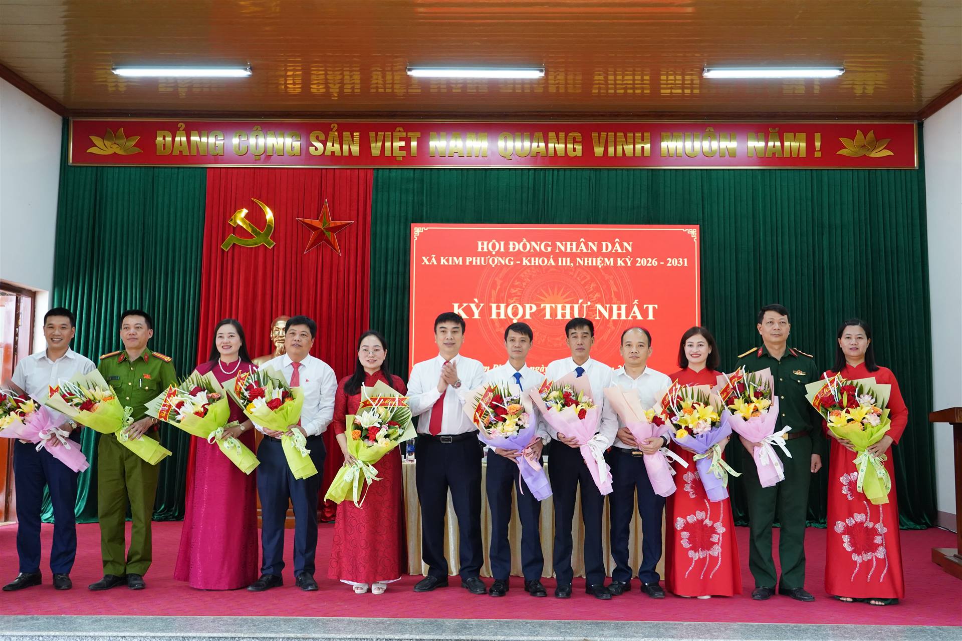 KỲ HỌP THỨ NHẤT HĐND XÃ KIM PHƯỢNG KHÓA III NHIỆM KỲ 2026 – 2031