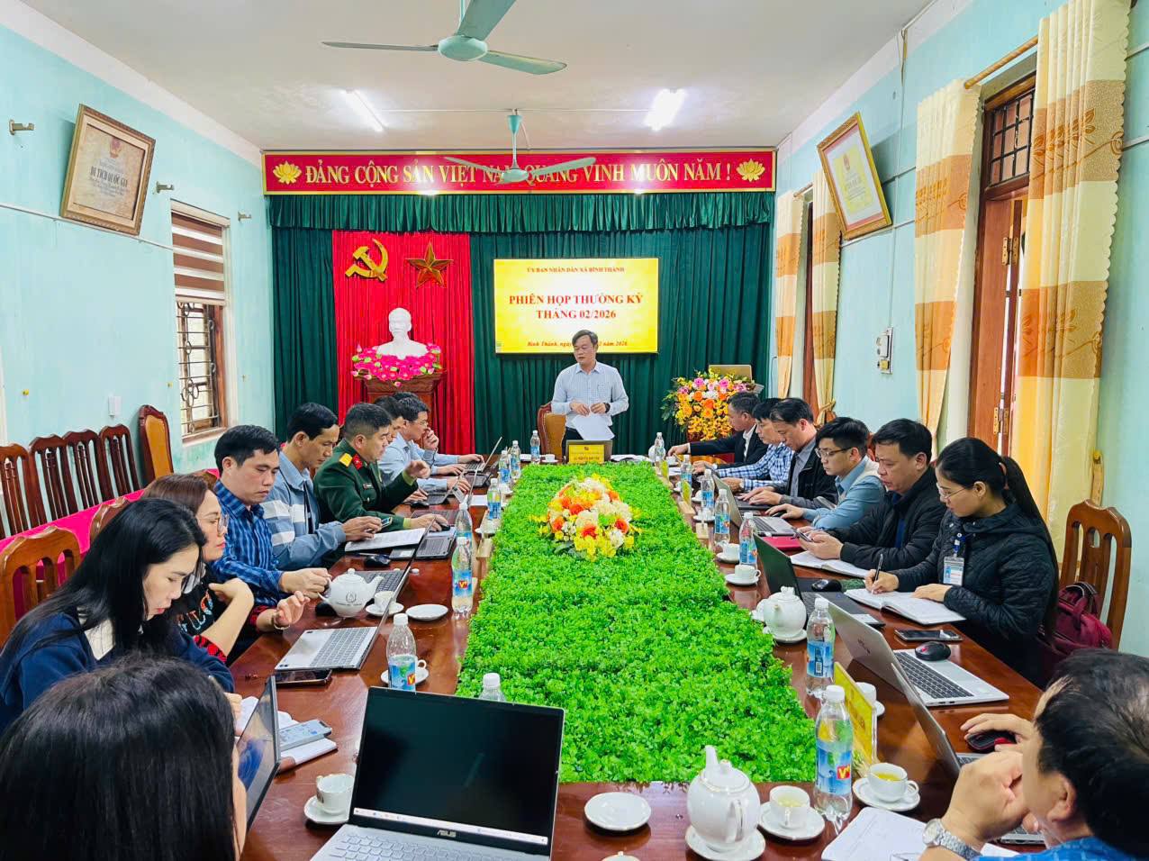 XÃ BÌNH THÀNH TỔ CHỨC PHIÊN HỌP THƯỜNG KỲ THÁNG 02 NĂM 2026