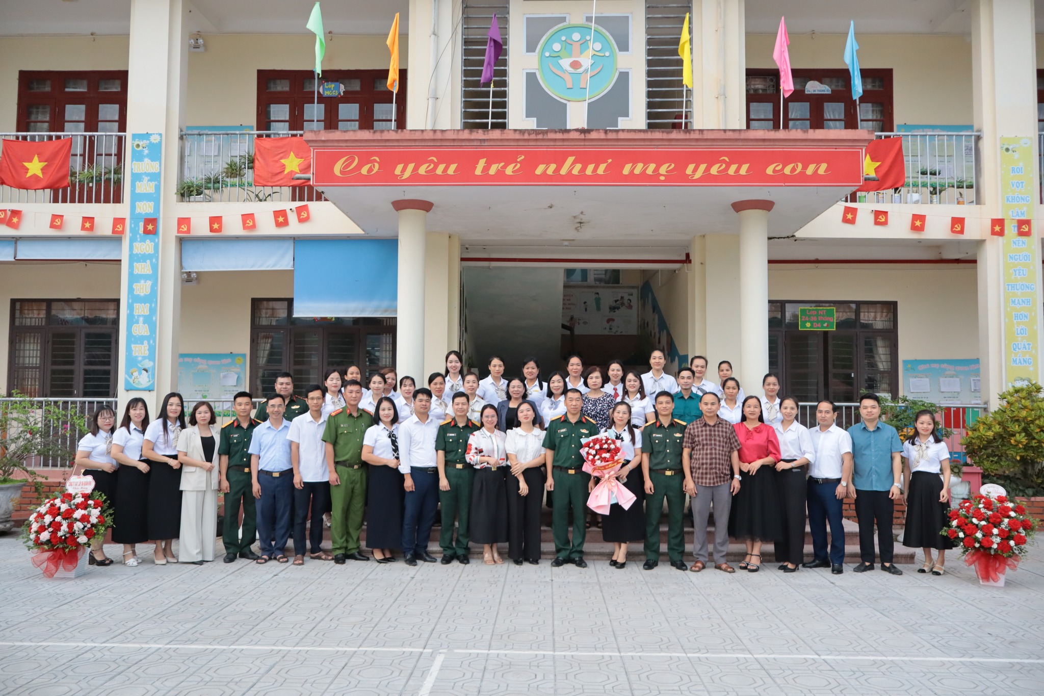 CHƯƠNG TRÌNH KẾT NGHĨA GIỮA BAN CHỈ HUY QUÂN SỰ XÃ PHÚ ĐÌNH VÀ TRƯỜNG MẦM NON PHÚ ĐÌNH