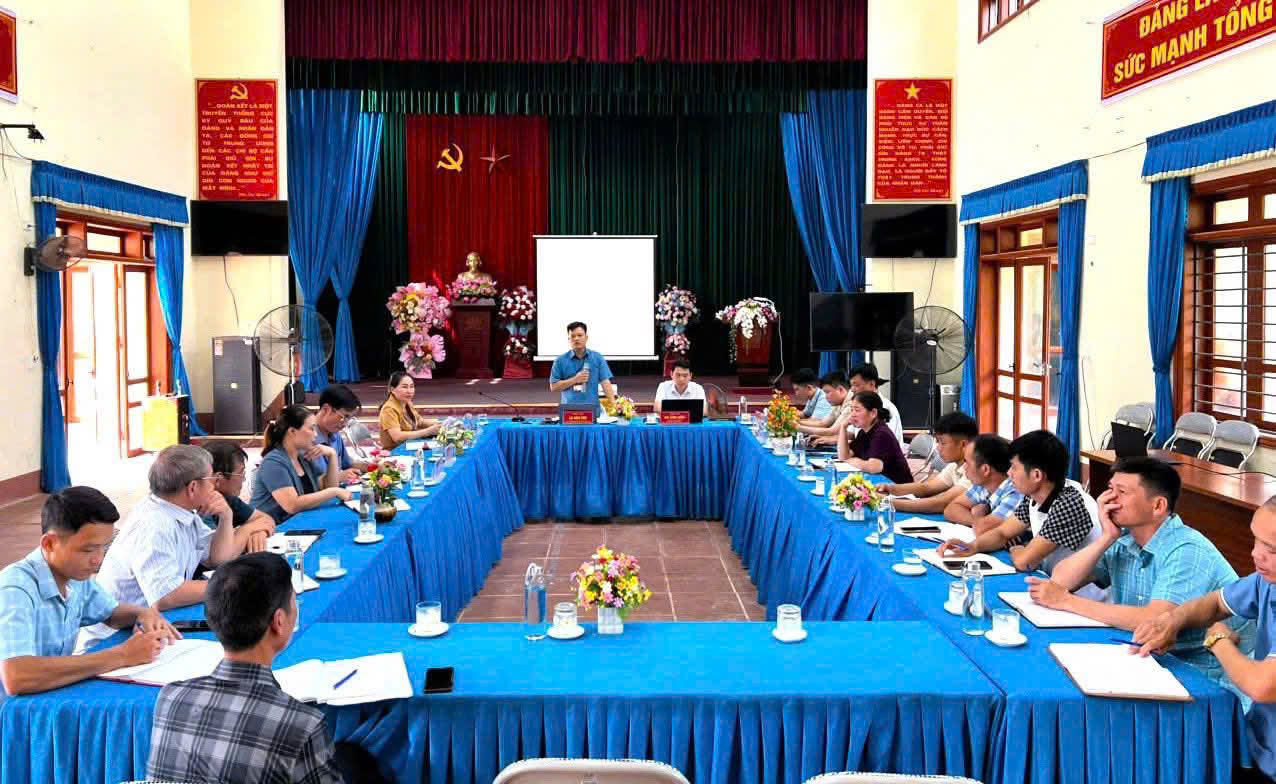 Ủy Ban nhân dân xã Sảng Mộc tổ chức phiên họp thứ 48 vào chiều ngày 15/7/2025