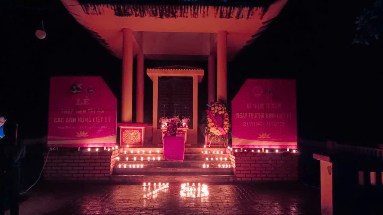 LỄ THẮP NẾN TRI ÂN KỶ NIỆM 78 NĂM NGÀY THƯƠNG BINH – LIỆT SĨ (27/7/1947 – 27/7/2025)