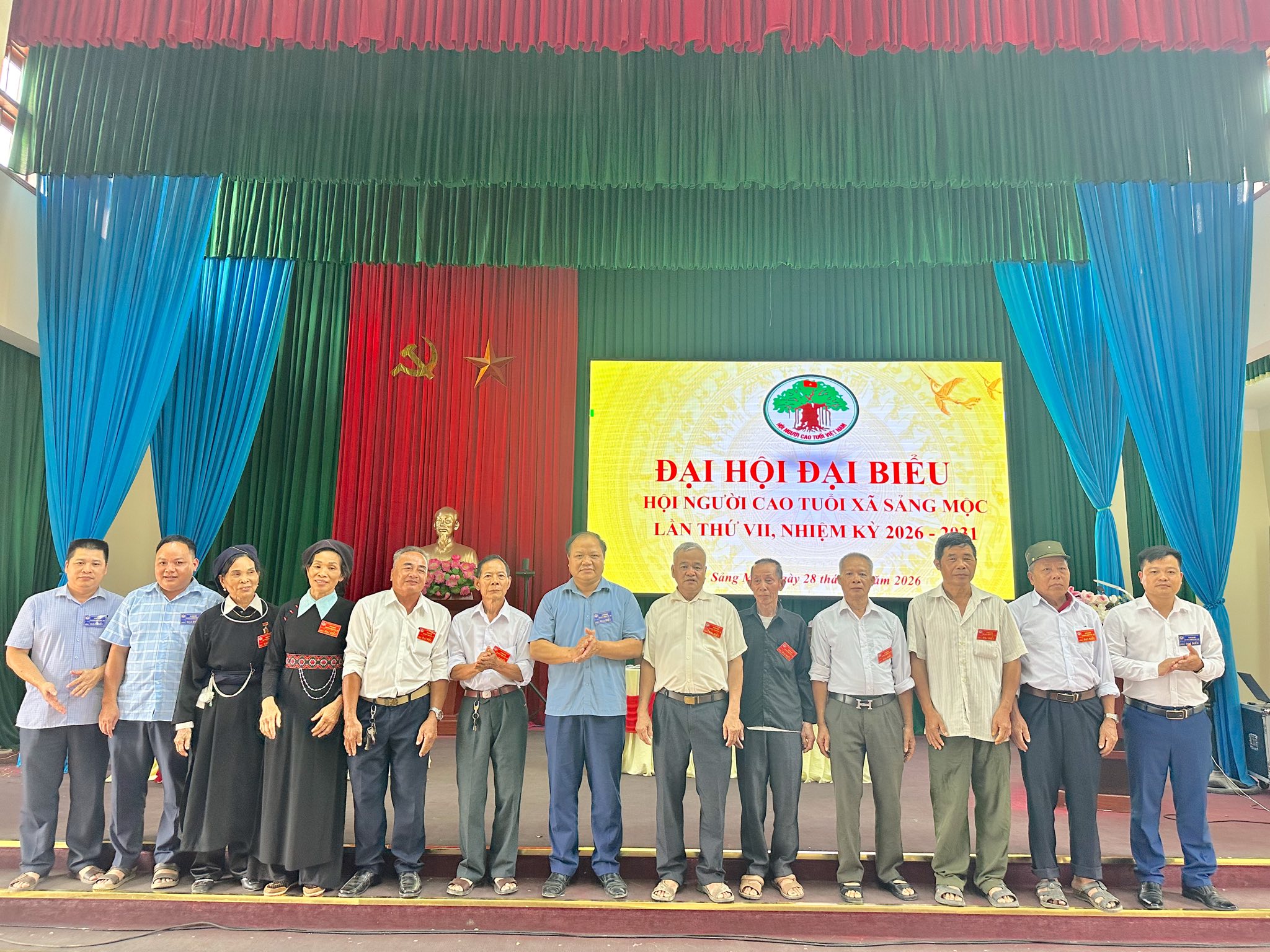 ĐẠI HỘI ĐẠI BIỂU HỘI NGƯỜI CAO TUỔI XÃ SẢNG MỘC LẦN THỨ VII, NHIỆM KỲ 2026 – 2031