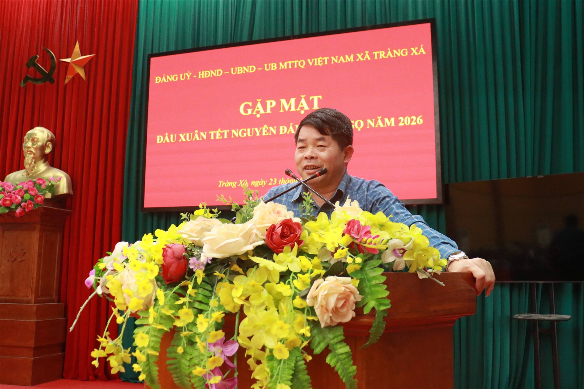 XÃ TRÀNG XÁ TỔ CHỨC CHƯƠNG TRÌNH GẶP MẶT ĐẦU XUÂN TẾT NGUYÊN ĐÁN BÍNH NGỌ 2026 