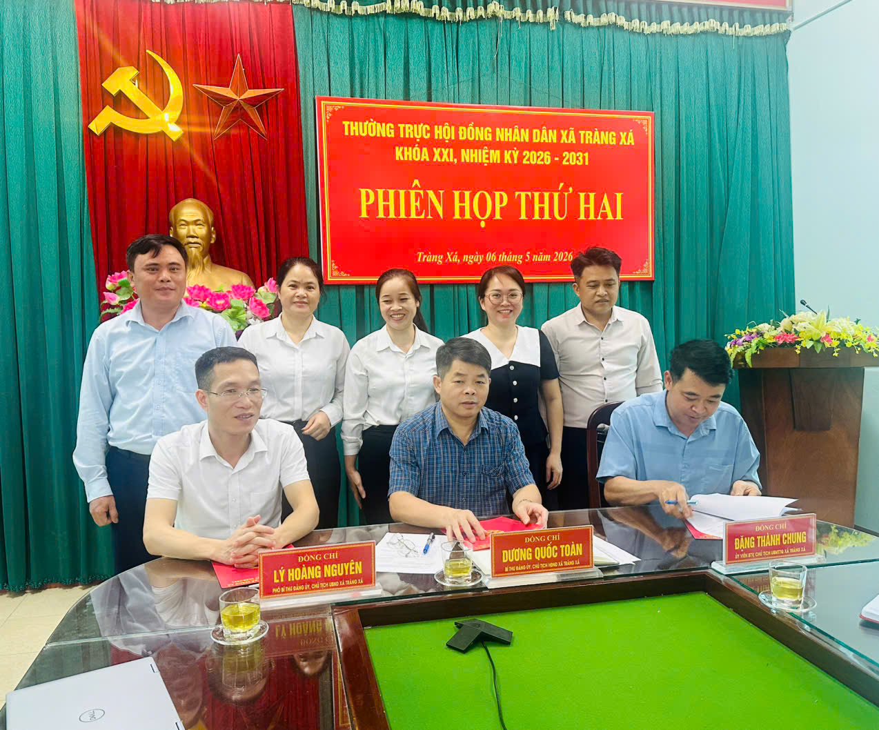 Phiên họp thứ hai của Thường trực Hội đồng nhân dân xã Tràng Xá khóa XXI, nhiệm kỳ 2026 – 2031.