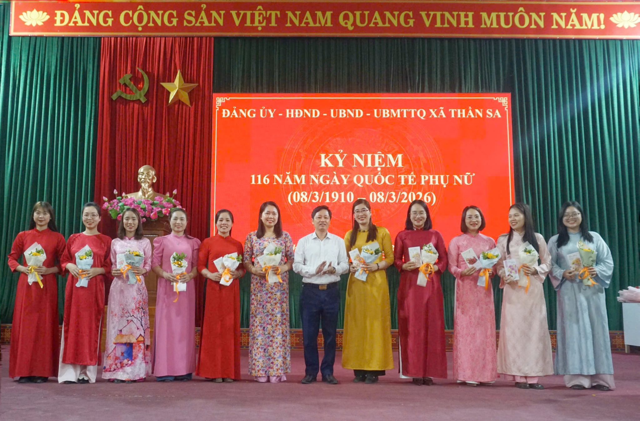 Xã Thần Sa tổ chức Lễ kỷ niệm Ngày Quốc tế Phụ nữ 8/3