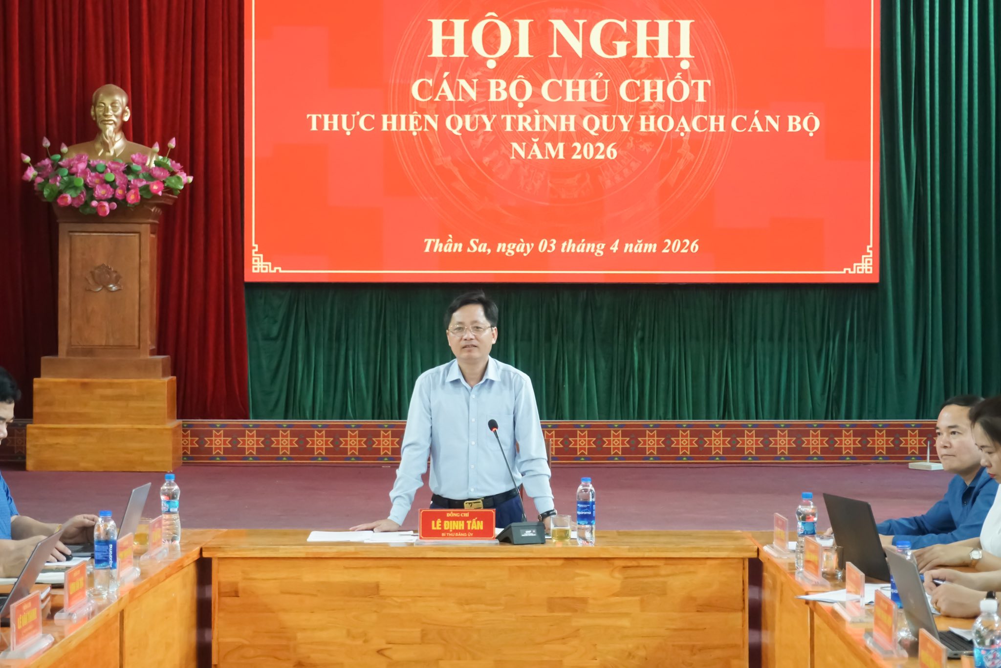 Đảng bộ xã Thần Sa tổ chức Hội nghị cán bộ chủ chốt