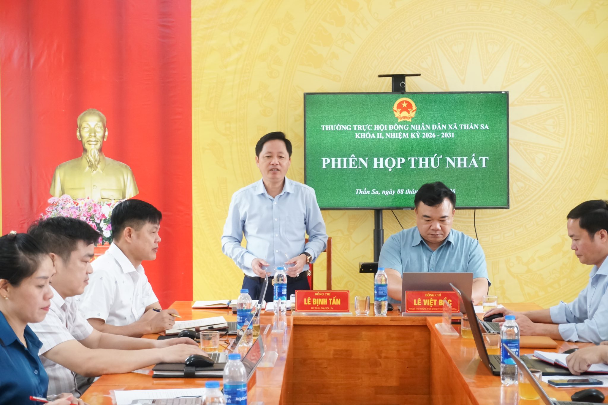 Xã Thần Sa khoá II, nhiệm kỳ 2026-2031 tổ chức Phiên họp thứ nhất