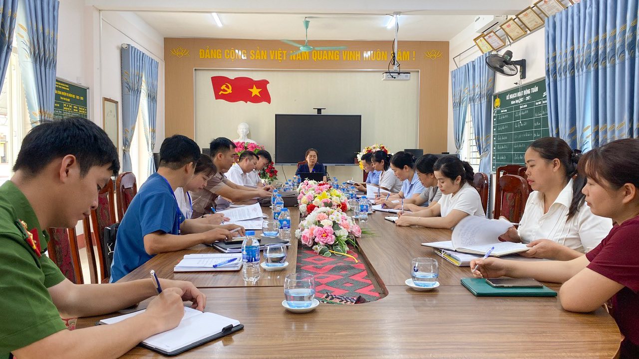 Xã Thần Sa tổ chức kiểm tra liên ngành công tác bảo đảm an toàn thực phẩm tại các bếp ăn tập thể, bếp ăn trường học trên địa bàn