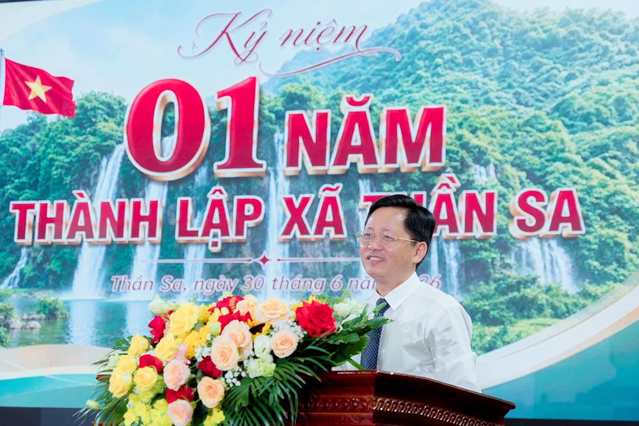 KỶ NIỆM 01 NĂM THÀNH LẬP XÃ THẦN SA (01/7/2025 – 01/7/2026)